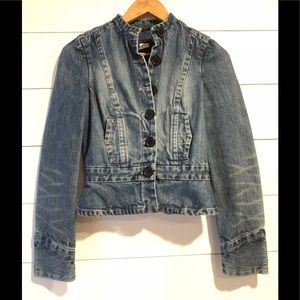 Marc Jacobs Sz 2 Fitted Jean Jacket